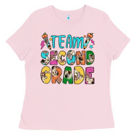 Bubblegum Pink team second grade Ladies Tee - JahusDesignShop