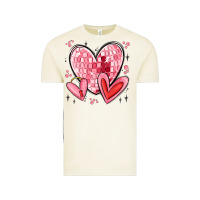Vintage Arctic valentines hearts Vintage Tee - MaliasSmallBusiness
