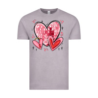 Vintage Zinc valentines hearts Vintage Tee - MaliasSmallBusiness