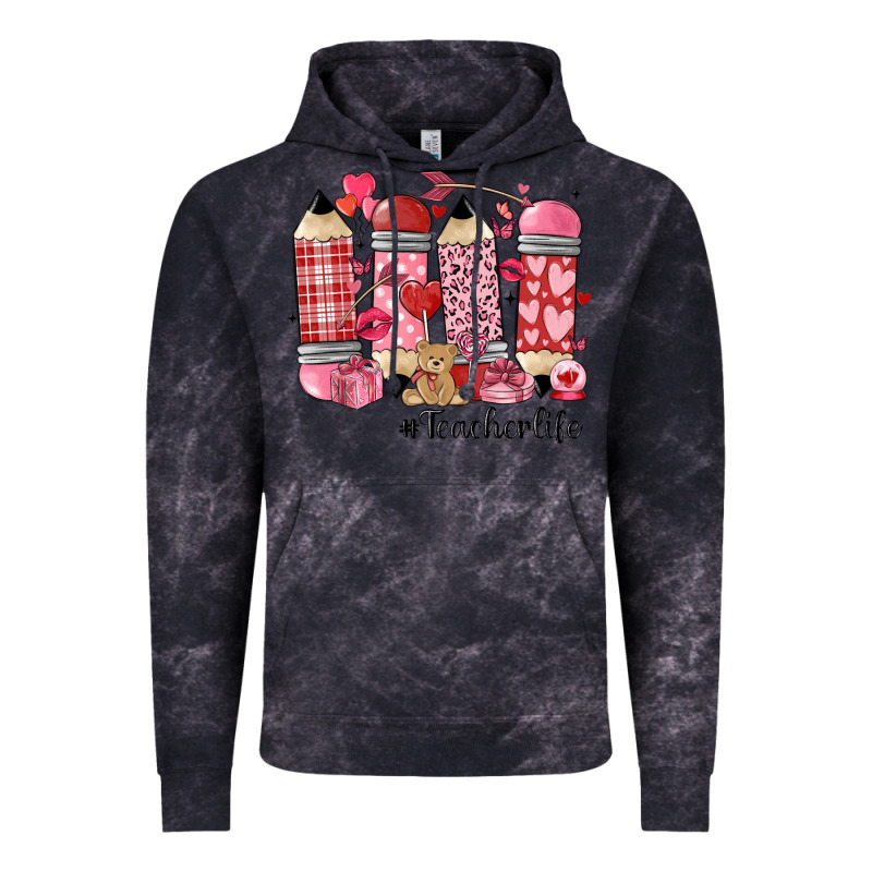 Valentines Day Teacher Life Vintage Hoodie by MaliasSmallBusiness | Teevron