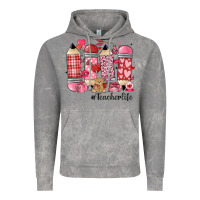 Cloud Rock valentines day teacher life Vintage Hoodie - MaliasSmallBusiness