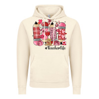 Vintage Artic valentines day teacher life Vintage Hoodie - MaliasSmallBusiness
