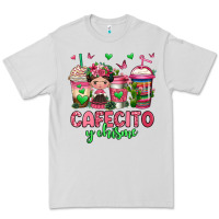 Dove Grey cafecito y chisme coffee cups Premium Tee - Jasminsmagicworld