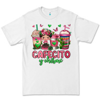 White cafecito y chisme coffee cups Premium Tee - Jasminsmagicworld