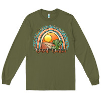 Army Green desert darlin' rainbow Long Sleeve Tee - JahusDesignShop