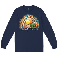 Navy desert darlin' rainbow Long Sleeve Tee - JahusDesignShop