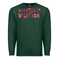 Sports Green Little miss Valentine Premium Sweatshirt - HowdyJamesFarm