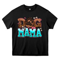 Black dog mama Heavy Core Tee - AdoDesignShop