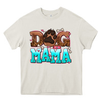 Cream dog mama Heavy Core Tee - AdoDesignShop