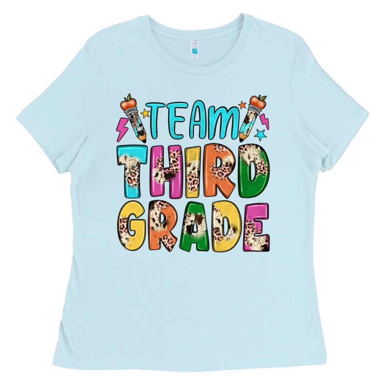 Team Third Grade Ladies Tee by JahusDesignShop | Teevron