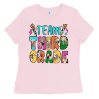 Bubblegum Pink team third grade Ladies Tee - JahusDesignShop