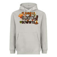 Moon Dust flannels boots and bonfires Heavyweight Hoodie - CowGirlArtShop
