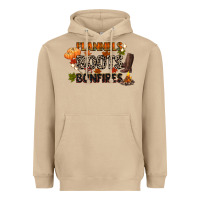 Mushroom flannels boots and bonfires Heavyweight Hoodie - CowGirlArtShop