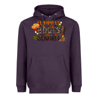 Plum flannels boots and bonfires Heavyweight Hoodie - CowGirlArtShop