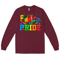 Burgundy Fall Of Pride Long Sleeve Tee - BundleAndBundleShop