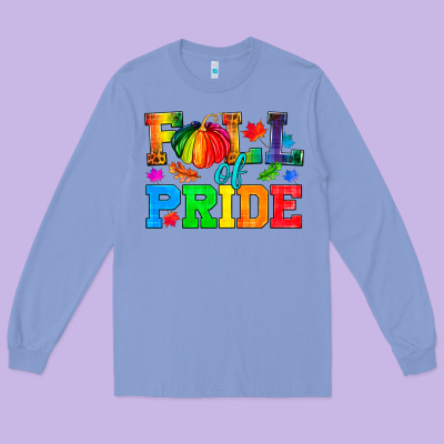 Fall Of Pride Long Sleeve Tee Designed By Bundleandbundleshop