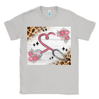 Moon Dust customized leopard floral nurse Classic Tee - MaliasSmallBusiness
