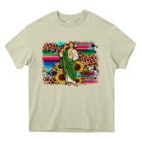 Mossy san judas leopard cowhide sunflower background Heavy Core Tee - JahusDesignShop