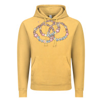 Vintage Mustard 100 days of school friendship bracelet Vintage Hoodie - MaliasSmallBusiness