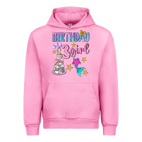 Fuchsia Pink birthday girl 3 Urban Hoodie - BundleAndBundleShop