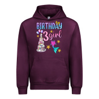 Mauve Wine birthday girl 3 Urban Hoodie - BundleAndBundleShop