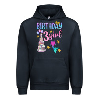 Navy birthday girl 3 Urban Hoodie - BundleAndBundleShop