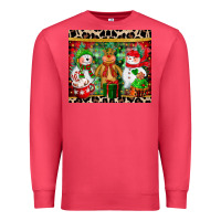Cardinal christmas snowman polar bear reindeer Premium Sweatshirt - CowGirlArtShop