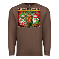 Chestnut christmas snowman polar bear reindeer Premium Sweatshirt - CowGirlArtShop
