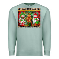 Seafoam christmas snowman polar bear reindeer Premium Sweatshirt - CowGirlArtShop