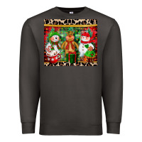 Smoke christmas snowman polar bear reindeer Premium Sweatshirt - CowGirlArtShop