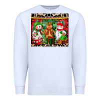 White christmas snowman polar bear reindeer Premium Sweatshirt - CowGirlArtShop