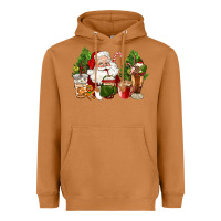 Meerkat santa coffee cups christmas Heavyweight Hoodie - CowGirlArtShop