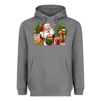 Storm santa coffee cups christmas Heavyweight Hoodie - CowGirlArtShop