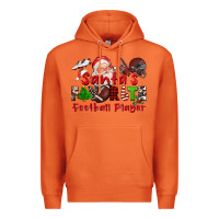 Carrot santas favorite  football player Premium Hoodie - CowGirlArtShop