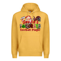 Mustard santas favorite  football player Premium Hoodie - CowGirlArtShop