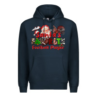 Navy santas favorite  football player Premium Hoodie - CowGirlArtShop