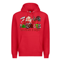 Red santas favorite  football player Premium Hoodie - CowGirlArtShop