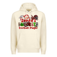 Sandshell santas favorite  football player Premium Hoodie - CowGirlArtShop