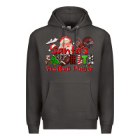 Smoke santas favorite  football player Premium Hoodie - CowGirlArtShop