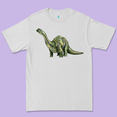 Dinosaur Brontosaurus Premium Tee Designed By Artiststas