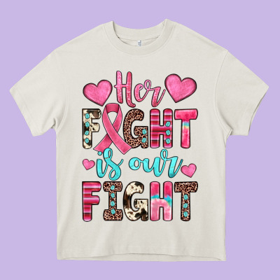 Her Fight Is Our Fight Heavy Core Tee Designed By Jahusdesignshop