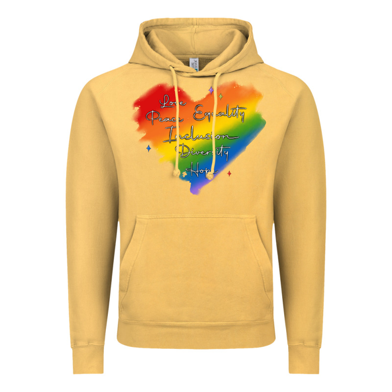 Kindness Equality Peace Love Inclusion Diversity H Vintage Hoodie by MaliasSmallBusiness | Teevron