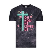 Cloud Black oh how he loves us ephesians 2 4 8 Vintage Tee - MaliasSmallBusiness