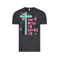Vintage Black oh how he loves us ephesians 2 4 8 Vintage Tee - MaliasSmallBusiness