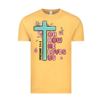 Vintage Mustard oh how he loves us ephesians 2 4 8 Vintage Tee - MaliasSmallBusiness