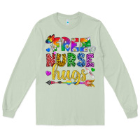 Matcha Free Nurse Hugs Pride LGBTQ+ Long Sleeve Tee - BundleAndBundleShop
