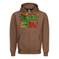 Chestnut Tacosaurus Rex Zipper Hoodie - texasbilliewilder
