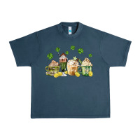 Midnight Navy patricks day coffee Urban Heavy Tee - MaliasSmallBusiness