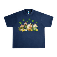 Navy patricks day coffee Urban Heavy Tee - MaliasSmallBusiness