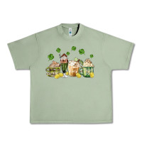 Oil Green patricks day coffee Urban Heavy Tee - MaliasSmallBusiness